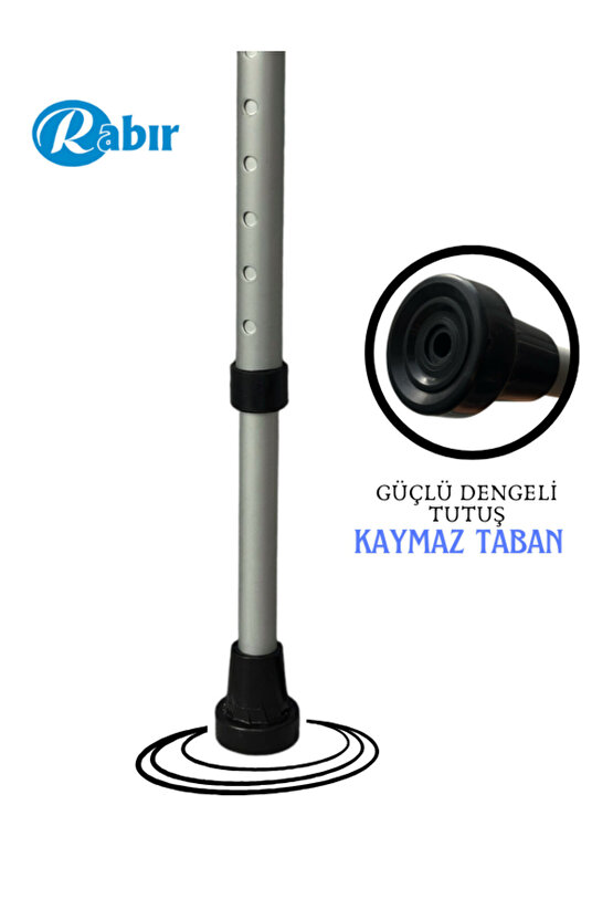 Baston Ayarlanabilir 80-100 Denge Bastonu Siyah