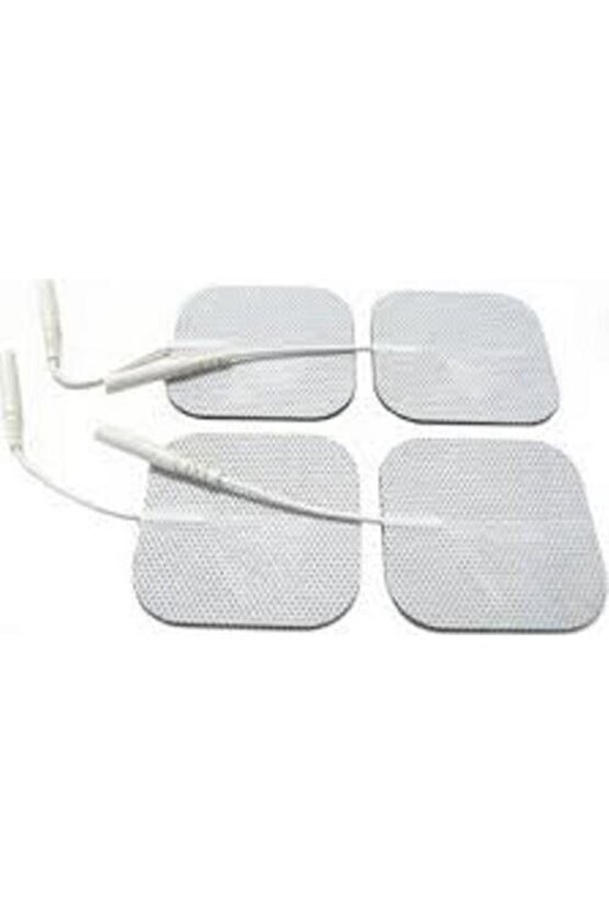 - TENS ELEKTRODU KABLOLU 5CM x 5CM - 4 LÜ SET - 4 PAKET