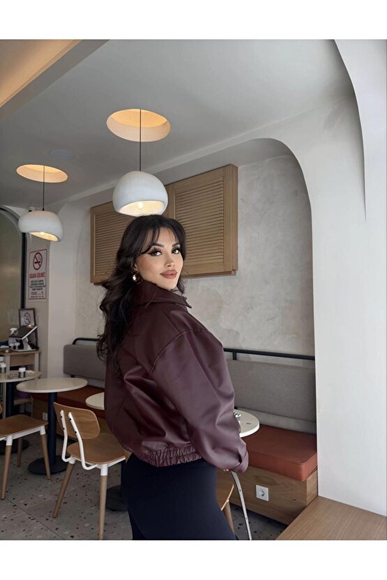 Deri Bomber Deri Ceket