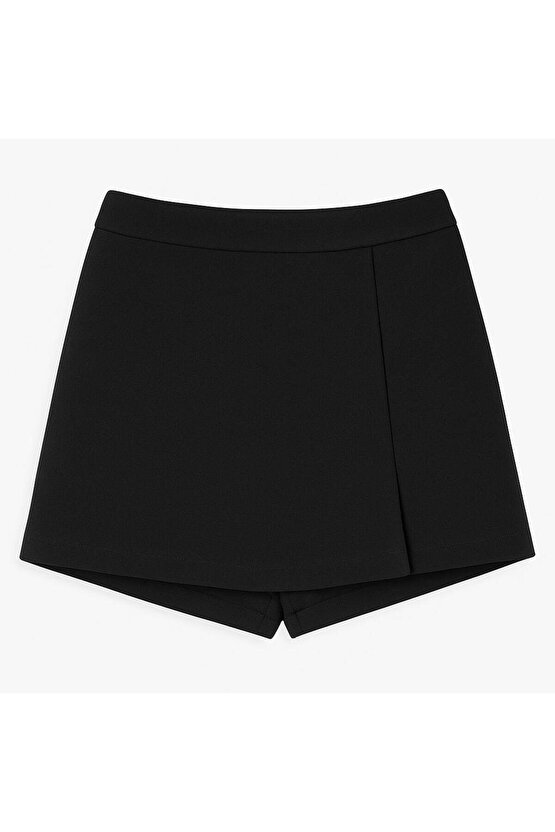 2li Yırtmaçlı Mini Şort Etek