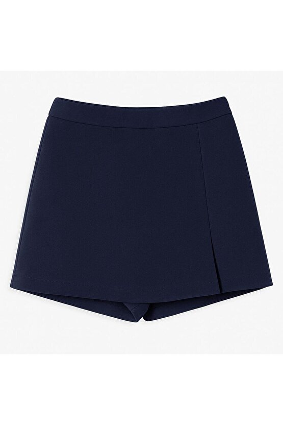 2li Yırtmaçlı Mini Şort Etek