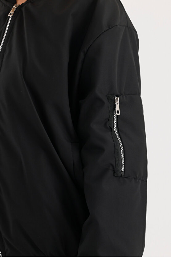 Bomber Ceket - Siyah