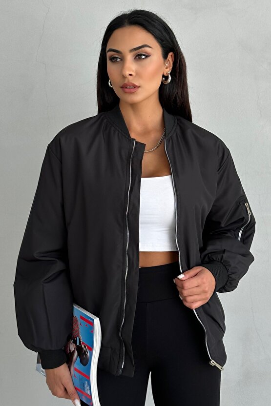 Unisex Bomber Kolej Ceket