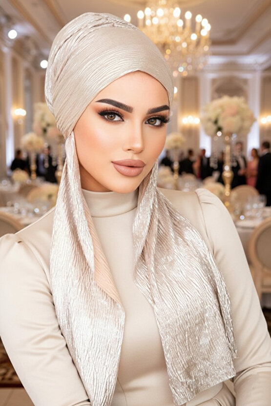 Rose Gold Kelebek Bone Şal