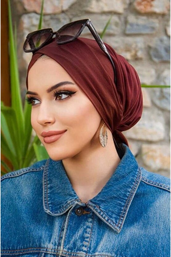 Kızıl Kahve Çapraz Havuz - Deniz Bonesi