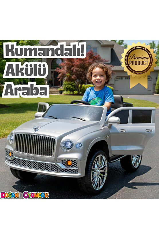 Boss GT Gri Uzaktan Kumandalı 4X2 12 Volt Akülü Araba - RC Maybach Akülü Araba