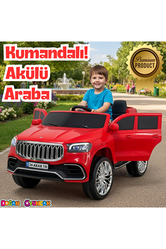 Ata GT Kırmızı Uzaktan Kumandalı 4X2 12 Volt Akülü Araba - RC Togg Akülü Araba Tog Akülü Araç