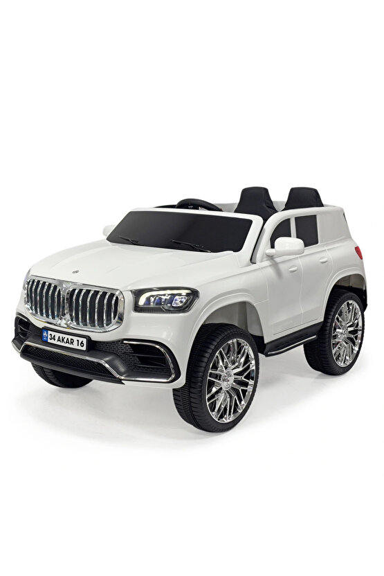 Bold GT Beyaz Uzaktan Kumandalı 4X2 12 Volt Akülü Araba - RC BMW Akülü Araba BMW Akülü Araç