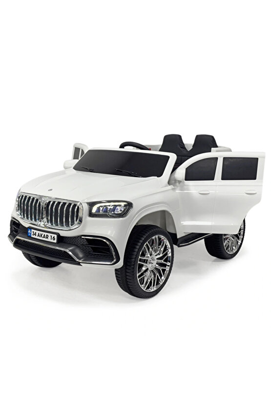 Bold GT Beyaz Uzaktan Kumandalı 4X2 12 Volt Akülü Araba - RC BMW Akülü Araba BMW Akülü Araç