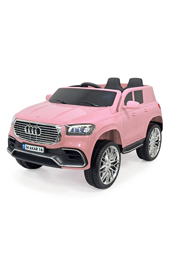 Admire GT Pembe Uzaktan Kumandalı 4X2 12 Volt Akülü Araba - RC Audi Akülü Araba Audi Akülü Araç