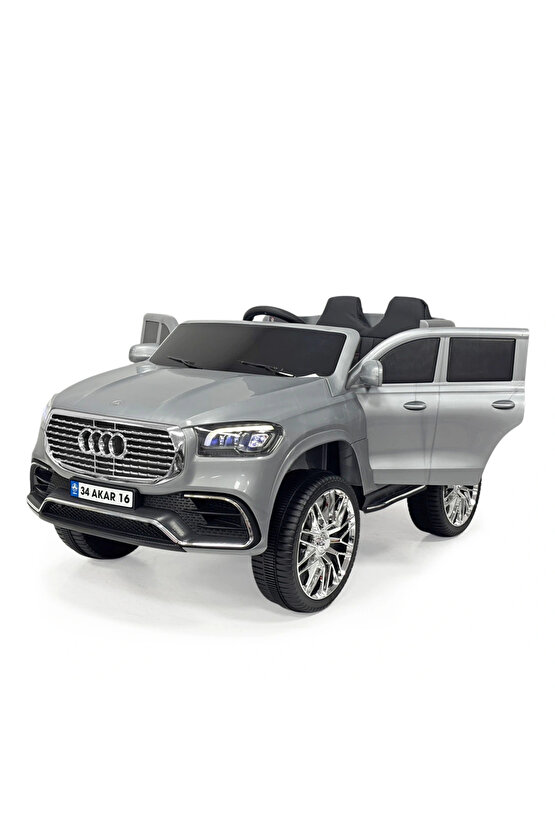 Admire GT Gri Uzaktan Kumandalı 4X2 12 Volt Akülü Araba - RC Audi Akülü Araba Audi Akülü Araç