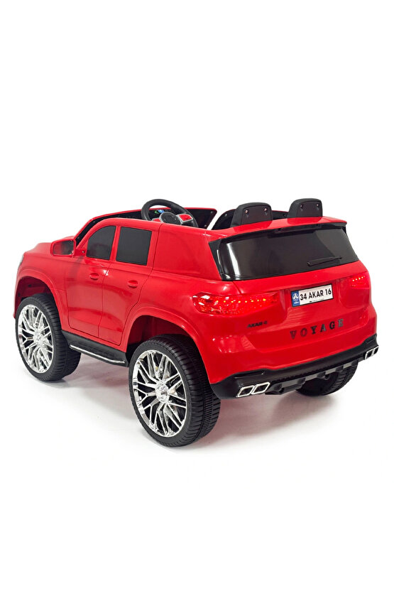 Voyage GT Kırmızı Uzaktan Kumandalı 4X2 12 Volt Akülü Araba - RC Volvo Akülü Araba Volvo Akülü Araç