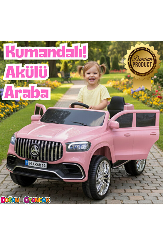 Miracle GT Pembe Uzaktan Kumandalı 4X2 12 Volt Akülü Araba - RC Mercedes Akülü Araba