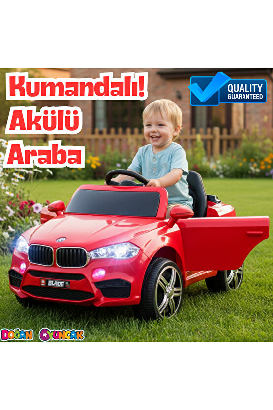 Blade GT Kırmızı Uzaktan Kumandalı 4X2 12 Volt Akülü Araba - RC BMW Akülü Araba