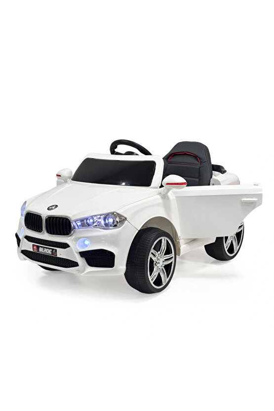Blade GT Beyaz Uzaktan Kumandalı 4X2 12 Volt Akülü Araba - RC BMW Akülü Araba