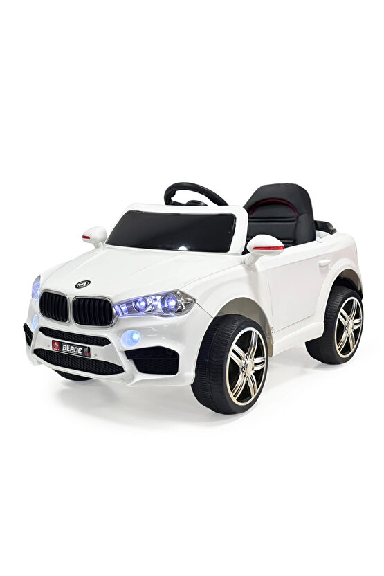 Blade GT Beyaz Uzaktan Kumandalı 4X2 12 Volt Akülü Araba - RC BMW Akülü Araba