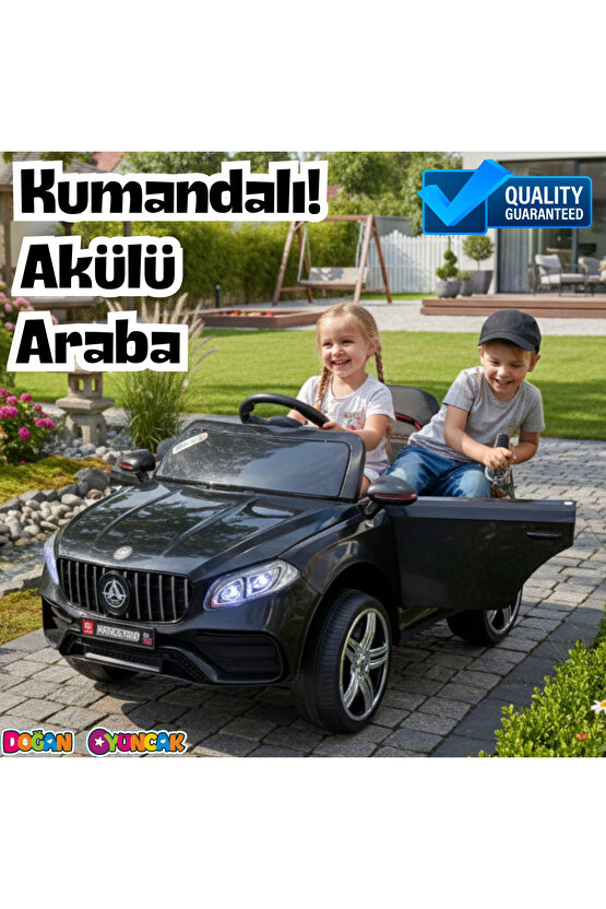 Maestro GT Siyah Uzaktan Kumandalı 4X2 12 Volt Akülü Araba - RC Mercedes Akülü Araba
