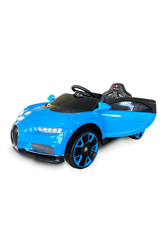 Bravo GT Mavi Uzaktan Kumandalı 4X2 12 Volt Akülü Araba - RC Bugatti Akülü Araba