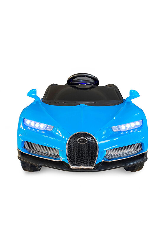 Bravo GT Mavi Uzaktan Kumandalı 4X2 12 Volt Akülü Araba - RC Bugatti Akülü Araba