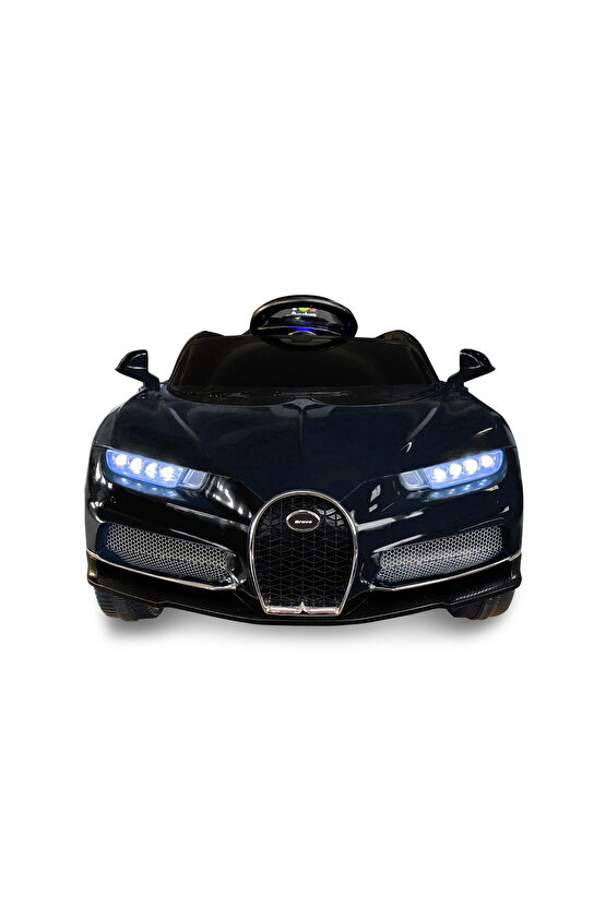 Bravo GT Siyah Uzaktan Kumandalı 4X2 12 Volt Akülü Araba - RC Bugatti Akülü Araba