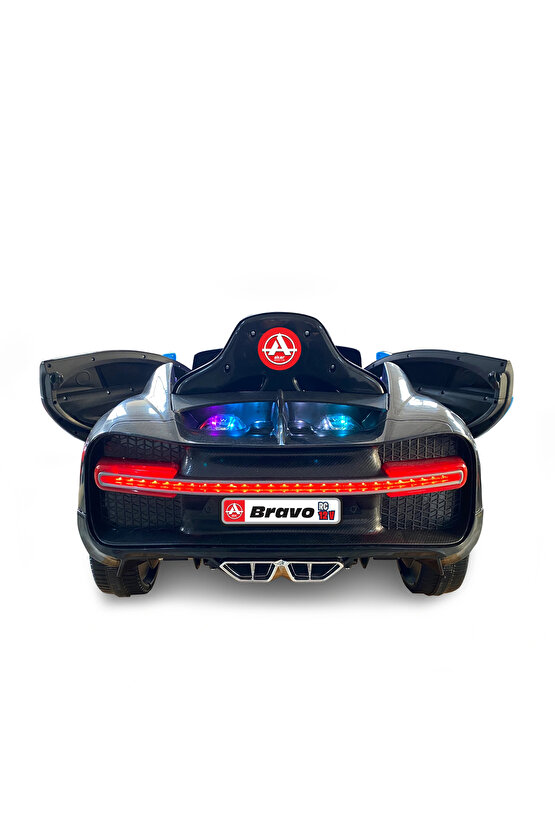 Bravo GT Beyaz Uzaktan Kumandalı 4X2 12 Volt Akülü Araba - RC Bugatti Akülü Araba