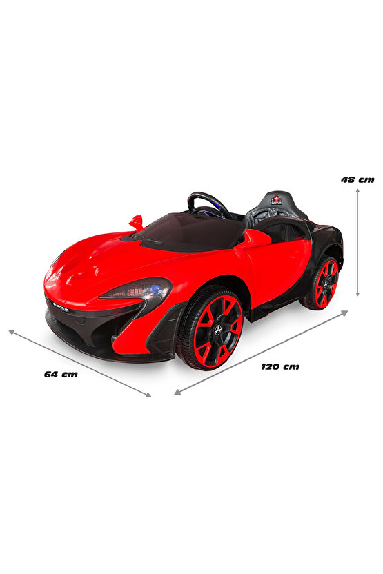 Quantum GT Kırmızı Uzaktan Kumandalı 4X2 12 Volt Akülü Araba - RC McLaren Akülü Araba