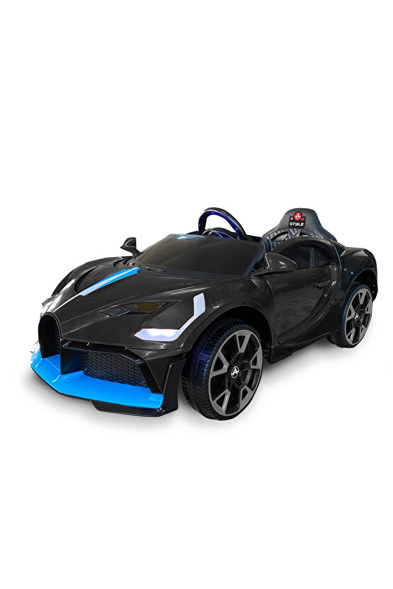 Style GT Siyah Uzaktan Kumandalı 4X2 12 Volt Akülü Araba - RC Bugatti Divo Akülü Araba