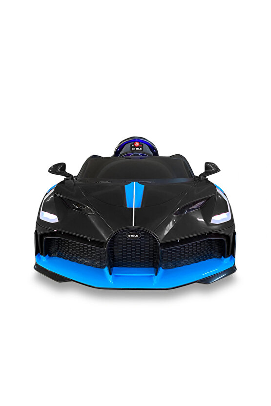 Style GT Siyah Uzaktan Kumandalı 4X2 12 Volt Akülü Araba - RC Bugatti Divo Akülü Araba