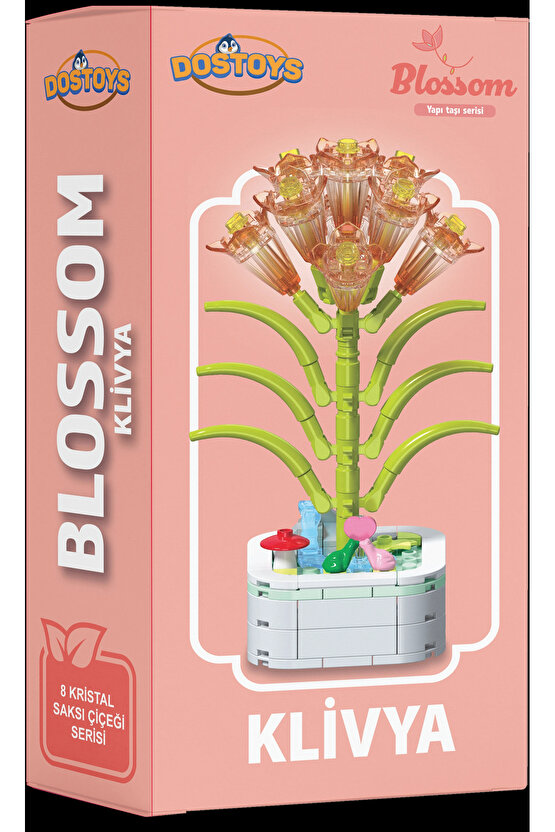 Mikro Blok Kristal Klivya Çiçek Lego - Lego Setleri Mini Lego - Çiçek Lego - Blossom Çiçek Lego
