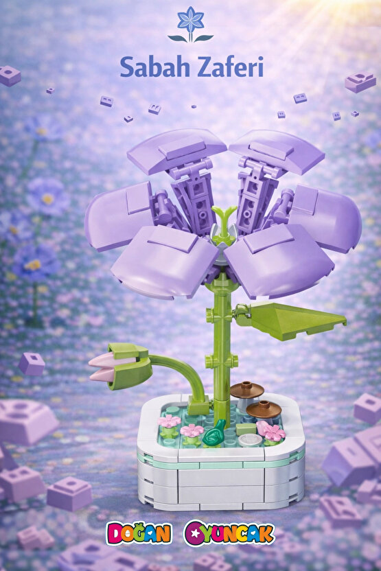 Mikro Blok Sabah Zaferi Çiçek Lego - Lego Setleri Mini Lego - Çiçek Lego - Blossom Çiçek Lego