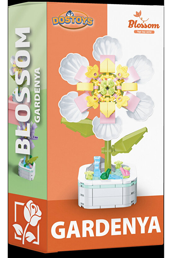 Mikro Blok Gardenya Çiçek Lego - Lego Setleri Mini Lego - Çiçek Lego - Blossom Çiçek Lego
