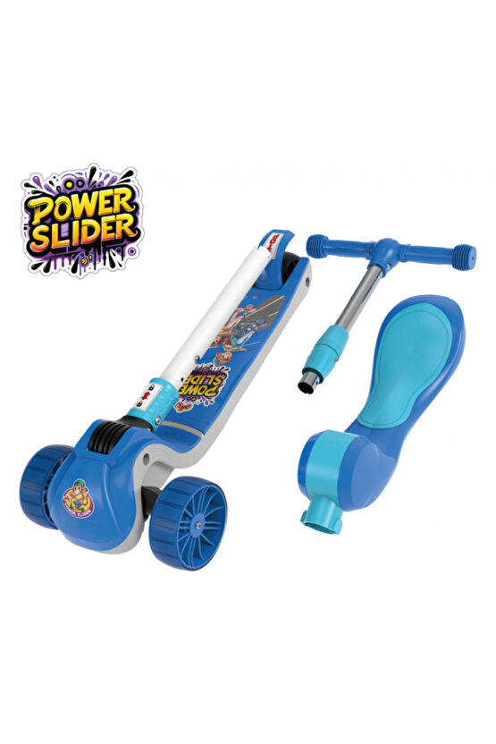 Power Slider Oturaklı Pembe Scooter - 2+ Yaş Çocuklar için Güvenli ve Eğlenceli Scooter