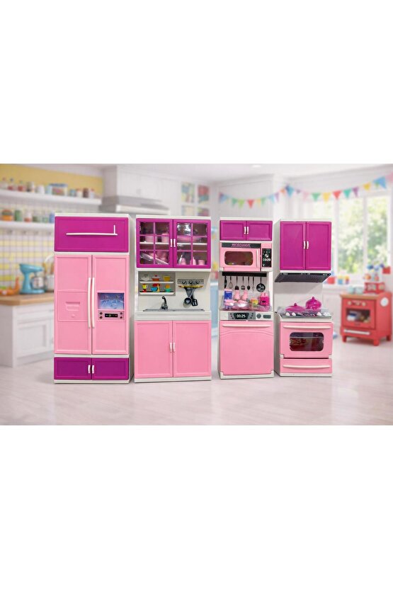 Oyuncak Fırın, Buzdolabı Çamaşır Makinası, Buzdolabı , Kız Çocuk Oyuncağı