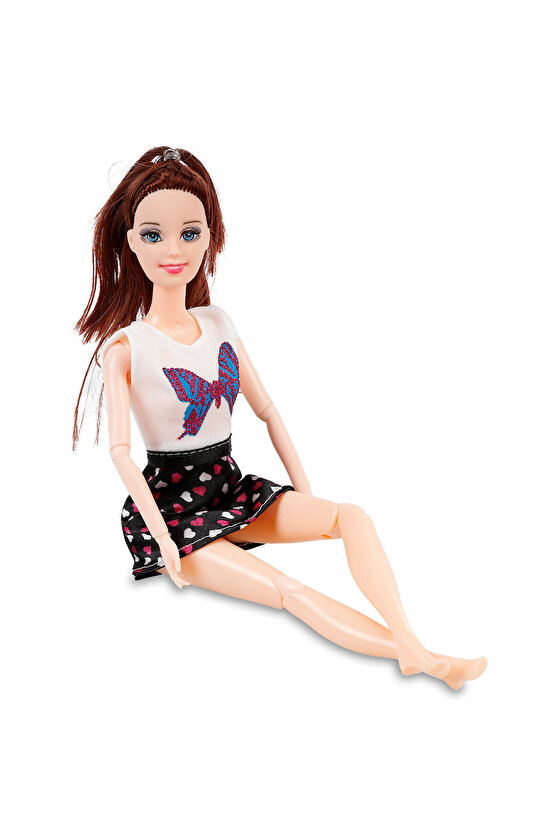 Oydaş Cindy Car Bebekli Araba Pembe Eklem Yerleri Oynayan Arabalı Bebek