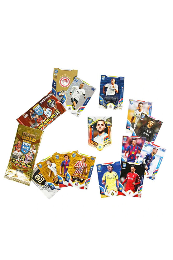 Panini FIFA 365 Adrenalyn XL 2026 Premium Gold Kart - Futbolcu Kartları - Gold Trading Oyuncu Kartı