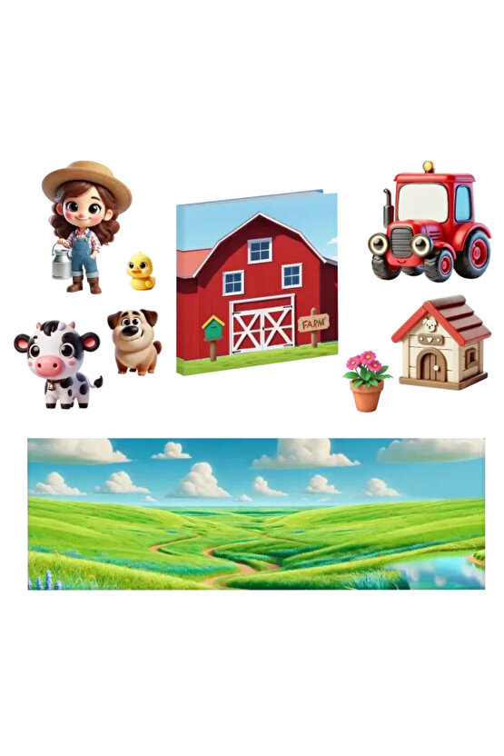 Magnetli Çiftlik Seti Hayvanlar