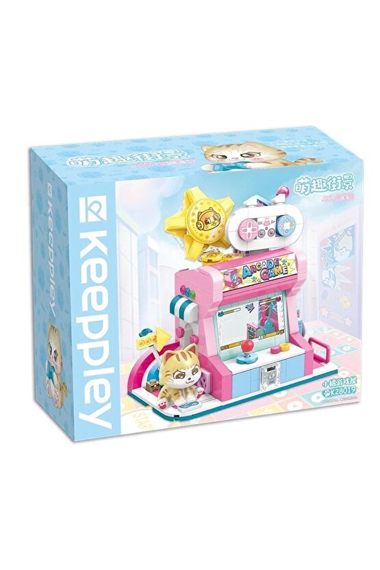 Mikro Blok Kedi Oyun Evi Dükkanı 384 Parça - Lego Setleri - Keeppley Mini Lego - Keeppley Lego - Mik