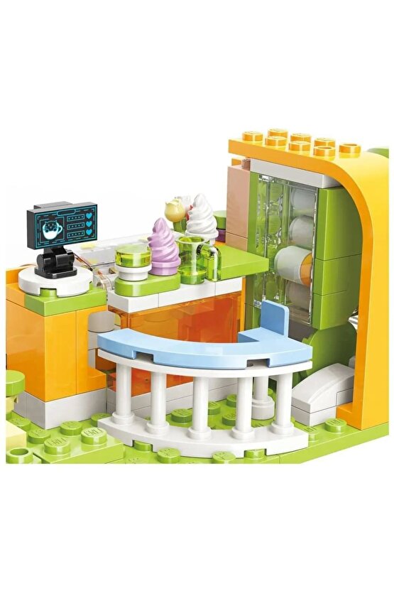 Mikro Blok Meyve Suyu Dükkanı 315 Parça - Lego Setleri - Keeppley Mini Lego - Keeppley Lego - Mikro