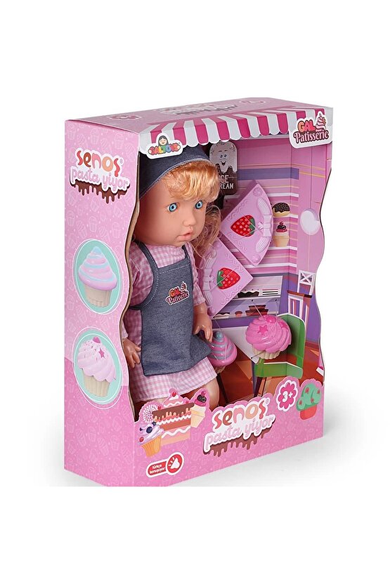 Senoş Pasta Yiyor - Türkçe Konuşan Senoş Et Bebek - Konuşan Bebek - Senoş Bebek - Pasta Et Bebek - S