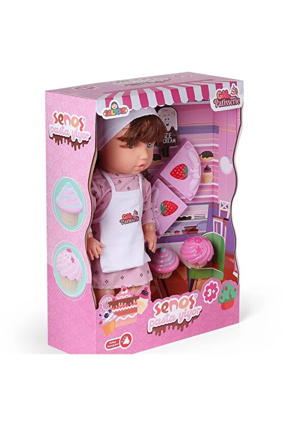 Senoş Pasta Yiyor - Türkçe Konuşan Senoş Et Bebek - Konuşan Bebek - Senoş Bebek - Pasta Et Bebek - K