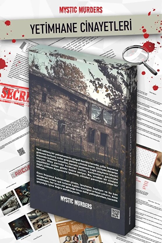 Yetimhane Cinayetleri Dedektif Oyunu - Dava Çözme Oyunu - Suç Çözme Oyunu - Cinayet Oyunu Cinayet Çö