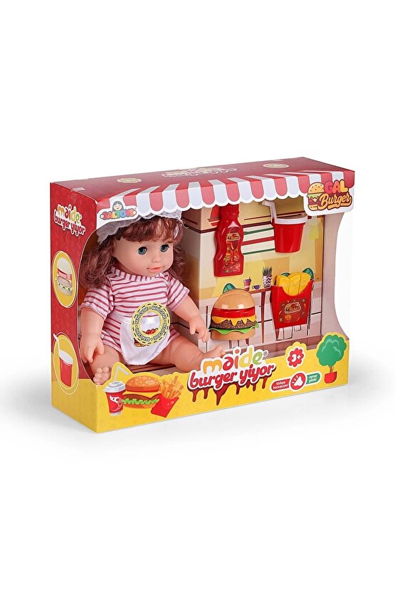 Maide Burger Yiyor - Türkçe Konuşan Maide Et Bebek - Konuşan Bebek - Maide Bebek - Maide Burger Bebe