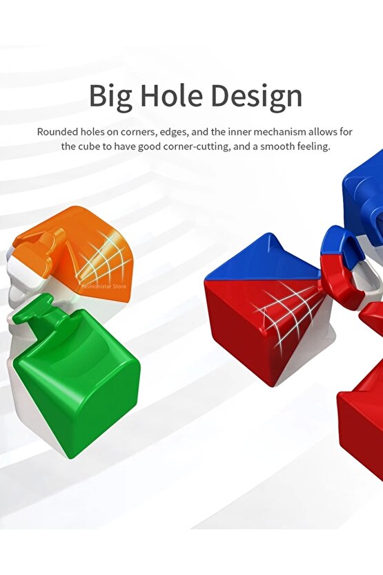 Orijinal MoYu Meilong 5x5 Manyetik Küp 5M - Moyu Speed Cube - Moyu 5x5 Zeka Küpü - Zeka Küpü - Magne