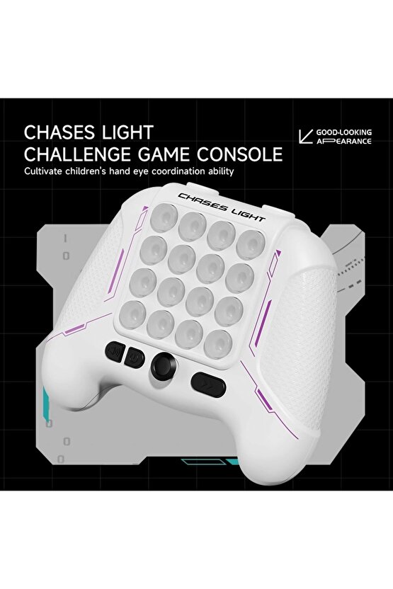 Orijinal Chases Light Oyun Konsolu - Kovalayan Işık Oyunu - Popit Light Up - Hızlı Işık Yakalama Oyu