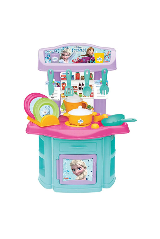 Frozen Şef Mutfak Seti - Mutfak Setleri - Ev Oyuncak Setleri - Frozen Mutfak - Karlar Ülkesi Mutfak