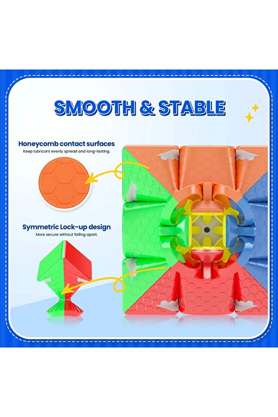 Profesyonel GAN Monster Go Standard 3x3 Küp - Zeka Küpü - Akıl Küpü - Monster Küp - 3x3 Cube