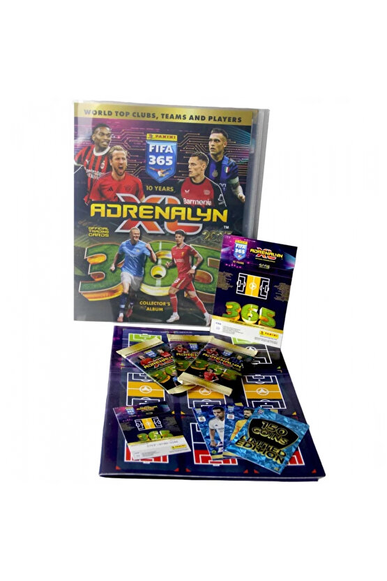 Panini FIFA 365 Adrenalyn XL 2025 Mega Başlangıç Paketi - Futbolcu Kartları - Trading Oyuncu Kartı