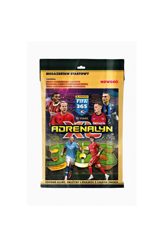 Panini FIFA 365 Adrenalyn XL 2025 Mega Başlangıç Paketi - Futbolcu Kartları - Trading Oyuncu Kartı