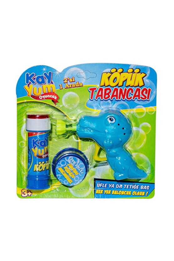 Timsah Figürlü Köpük Tabancası - Baloncuk Tabancası - Köpüklü Silah - Baloncuk Oyunu