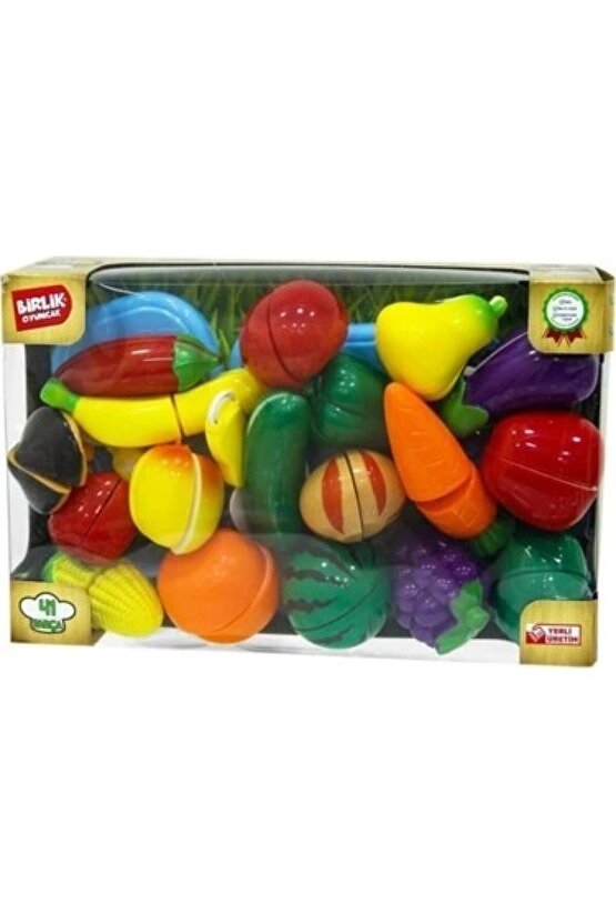 Urt007-kutu-1abc Kesilebilen Sebze - Meyve 16 Parça